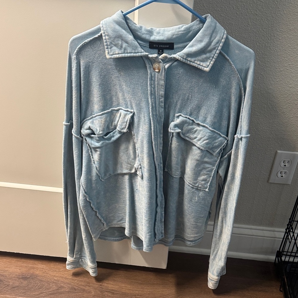 Light Blue Button-Up Shirt